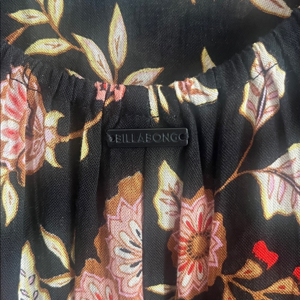 Billabong Lost Days Moon Dress Black Multi Size Small - Picture 9 of 12